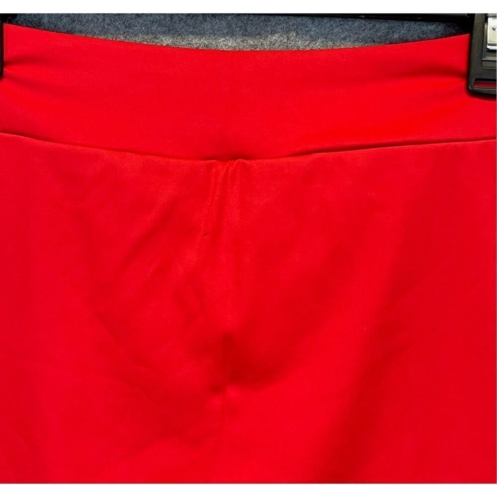 Red Women's Mini Skirt - Picture 2 of 8